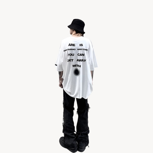 Graffiti Abstract Pattern Summer Graphic Oversized Tee